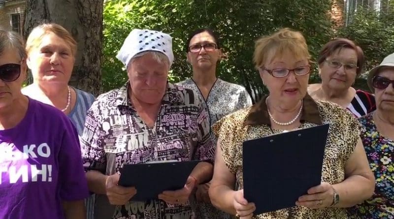 Pro-Putin Russian Grandmothers Call On Americans To Vote Against Democrats in Mid-Term Elections. Photo Credit: YouTube, screenshot