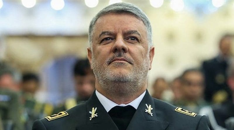 Iran's Navy Commander Rear Admiral Hossein Khanzadi. Photo Credit: Fars News Agency.