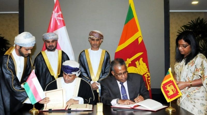 Sri Lanka and Oman sign Agreement on Avoidance of Double Taxation and Prevention of Fiscal Evasion. Photo Credit: Sri Lanka government.