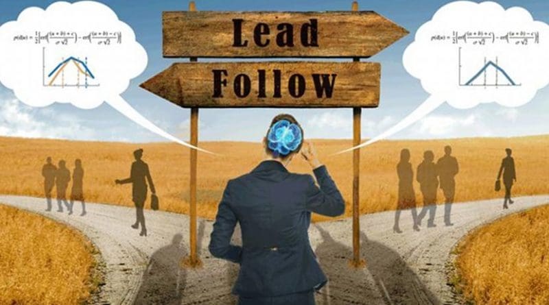 Low responsibility aversion is an important determinant of the decision to lead. Credit Giuseppe Parente