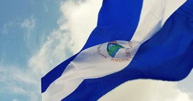 Flag of Nicaragua.