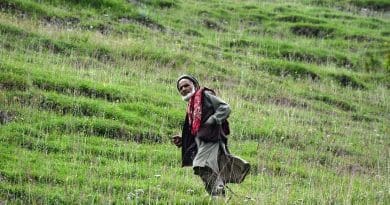 Elderly man in Pakistan.