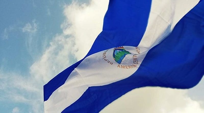 Flag of Nicaragua.