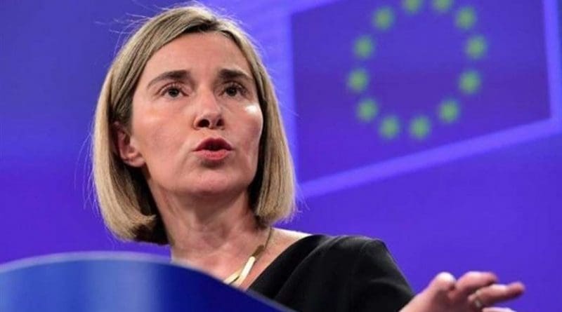 European Union Foreign Policy Chief Federica Mogherini. Photo Credit: Tasnim News Agency.