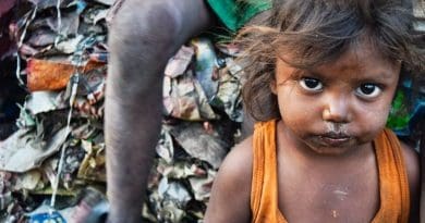 Poverty in India.