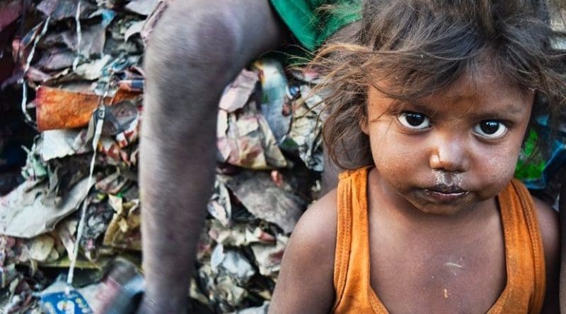 Poverty in India.