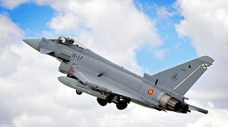 Spanish Eurofighter. Photo Credit: RAF, SAC Helen Farrer, Wikimedia Commons.