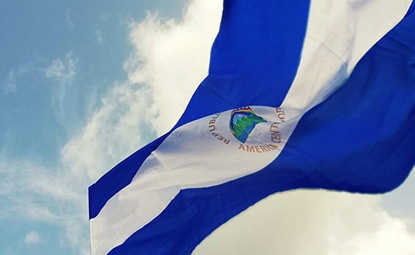 Flag of Nicaragua.