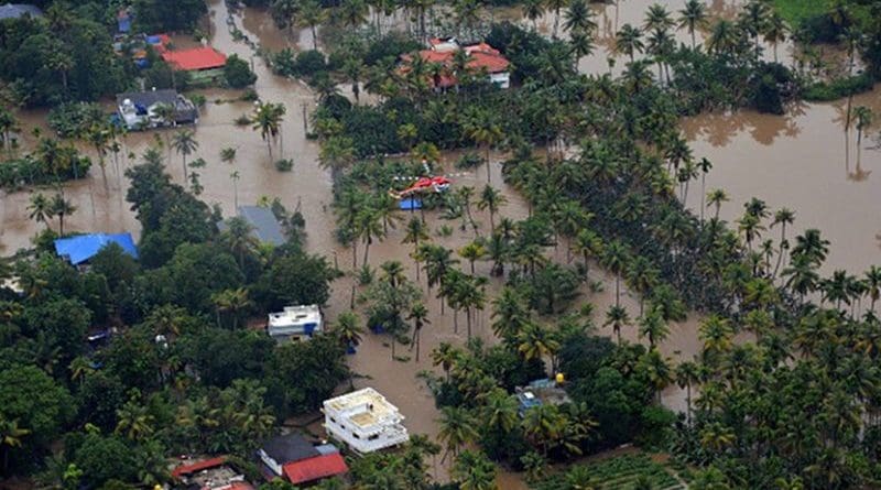 File photo of flooding in Kerala. Photo Credit: Indian Navy
