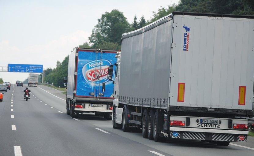 semi truck europe transportation