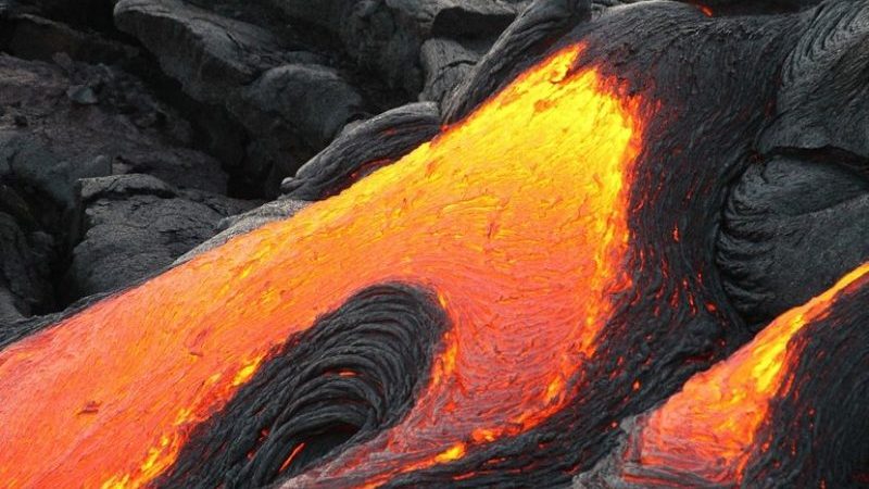 volcano lava