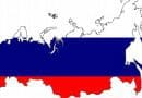 russia flag map