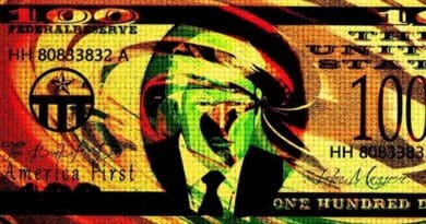 trump dollar poster