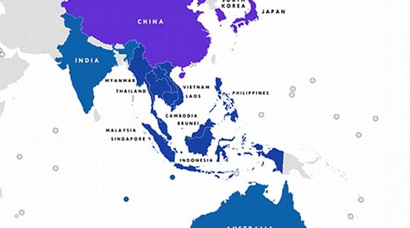 Members of Regional Comprehensive Economic Partnership (RCEP). Credit: Wikipedia Commons.