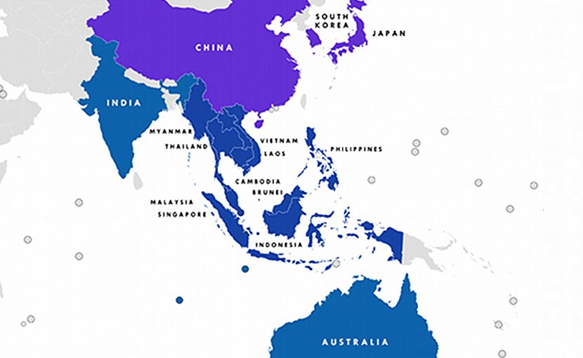 Members of Regional Comprehensive Economic Partnership (RCEP). Credit: Wikipedia Commons.