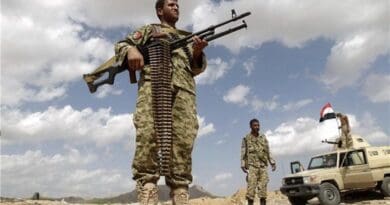 Houthi soldiers in Yemen. Photo Credit: Tasnim News Agency.