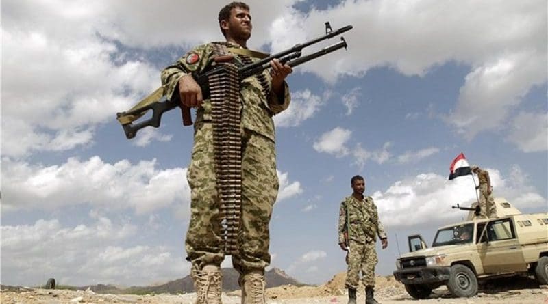 Houthi soldiers in Yemen. Photo Credit: Tasnim News Agency.