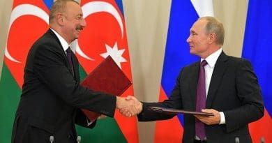 Russia President Vladimir Putin and Azerbaijan President Ilham Aliyev. Photo Credit: Kremlin.ru