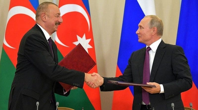 Russia President Vladimir Putin and Azerbaijan President Ilham Aliyev. Photo Credit: Kremlin.ru