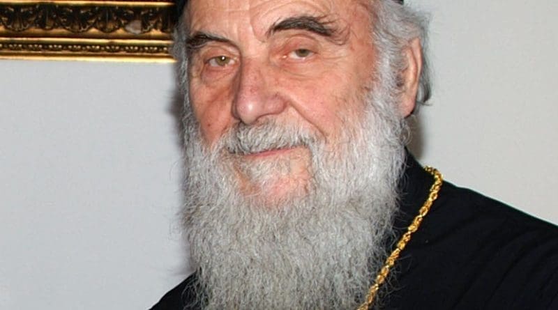 Serbian Patriarch Irinej. Photo Credit: Υπουργείο Εξωτερικών, Wikimedia Commons.