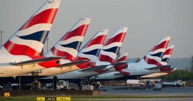 british airways airplane