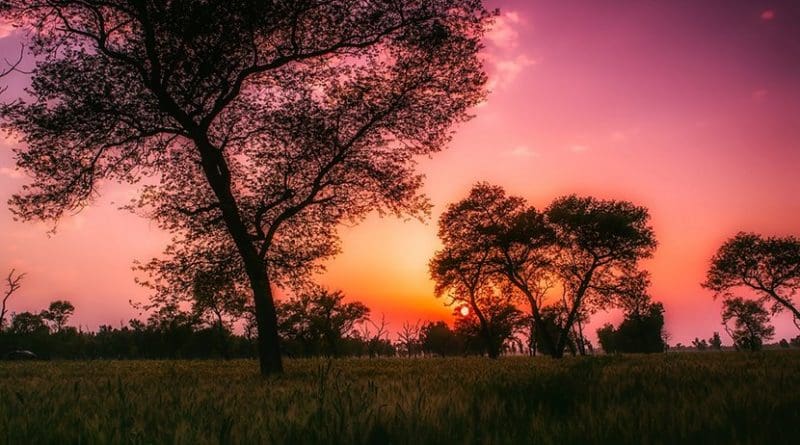 Sunset in Pakistan