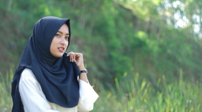 A young Indonesian Muslim woman
