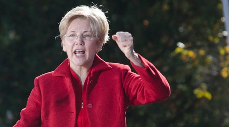 Elizabeth Warren. Photo Credit: Tim Pierce, Wikipedia Commons.