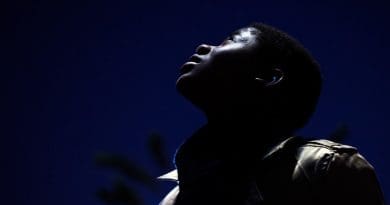 black african american man