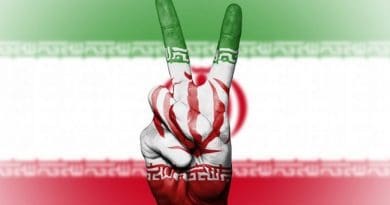 iran flag peace