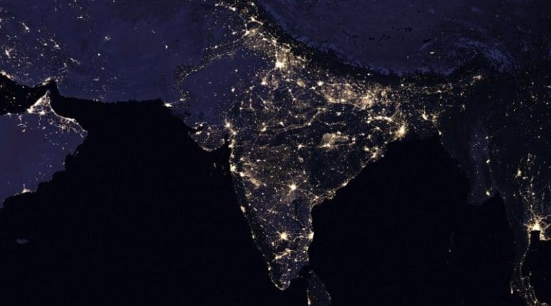 Satellite image of South Asia. Photo Credit: NASA