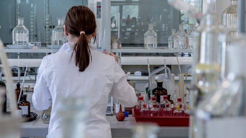 science researcher laboratory woman female