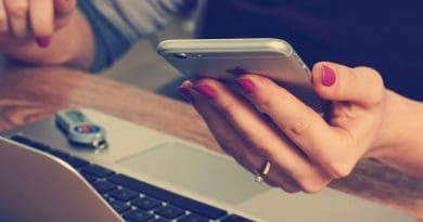 woman business smartphone laptop executive