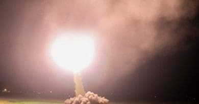 Iran fires ballistic missile. Photo Credit: Fars News Agency.