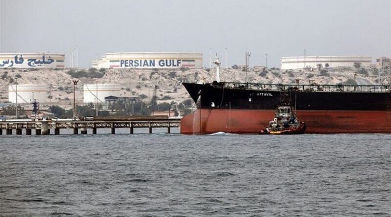 File photo of an oil tanker in Iran