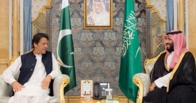 Pakistan's Imran Khan and Saudi Arabia's Crown Prince Mohammed bin Salman.