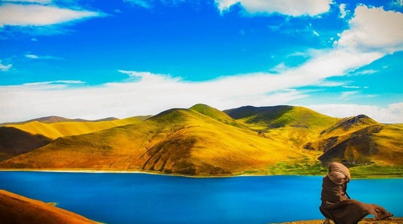 Buddhist nun in Tibet