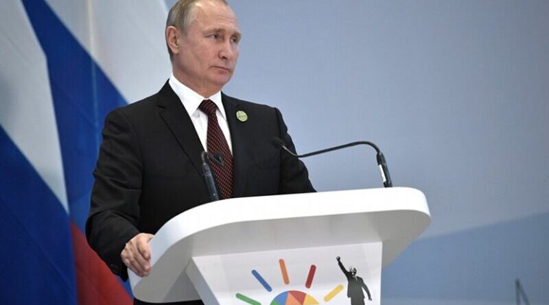 Russian President Vladimir Putin at BRICS meeting. Photo Credit: Kremlin.ru