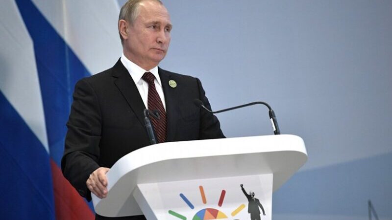 Russian President Vladimir Putin at BRICS meeting. Photo Credit: Kremlin.ru
