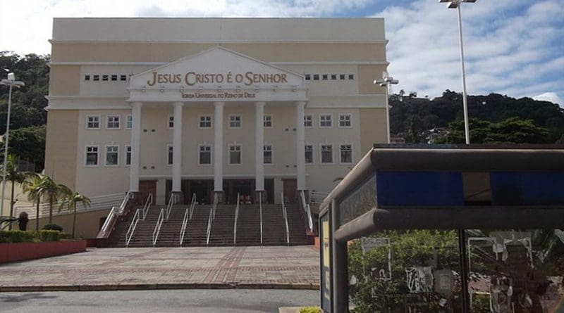 Universal Church of the Kingdom of God in Florianópolis, Brazil. Photo: Eugenio Hansen, OFS / Wikimedia Commons