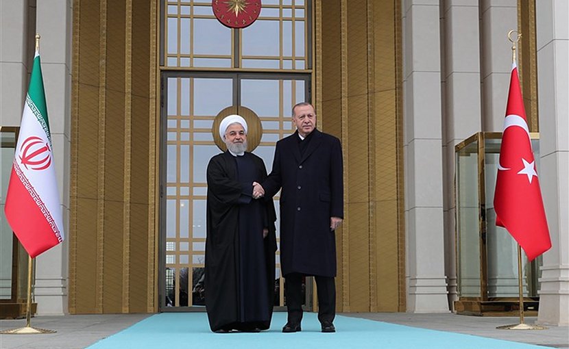 Iranian President Hassan Rouhani and his Turkish counterpart Recep Tayyip Erdogan. Photo Credit: Tasnim News Agency