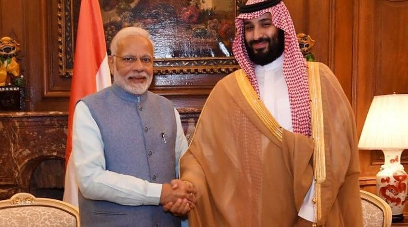 India's Prime Minister, Shri Narendra Modi meeting the Crown Prince of Saudi Arabia, Mohammed bin Salman Al Saud, on the sidelines of G20 Summit, in Buenos Aires, Argentina. Photo Credit: India PM Office