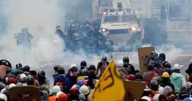 Protests in Venezuela. Photo Credit: Tasnim News Agency
