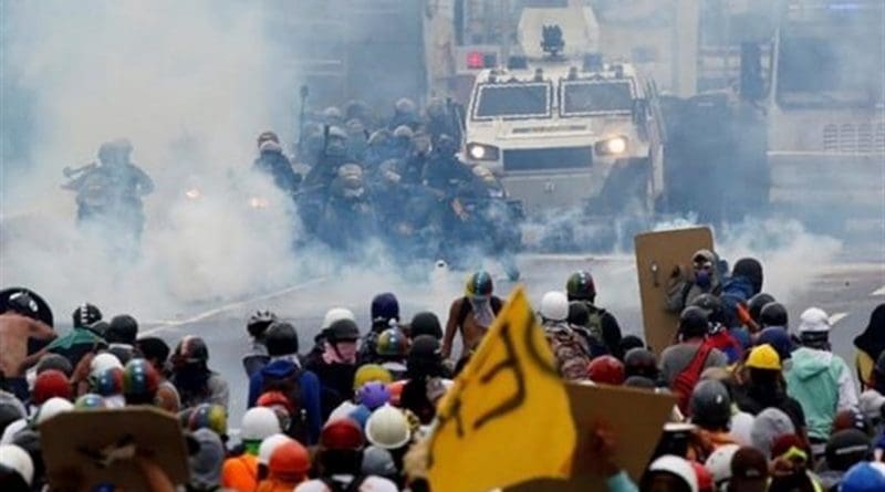 Protests in Venezuela. Photo Credit: Tasnim News Agency