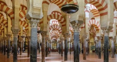 Interior of Mezquita de Córdoba, Spain