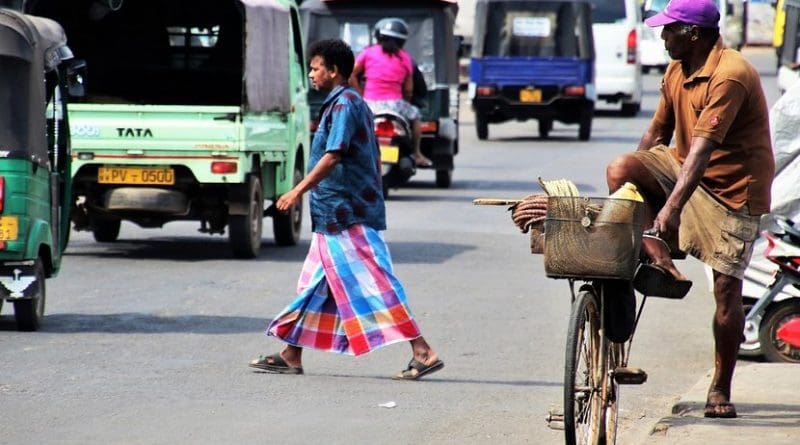 Street scene in Sri Lanka