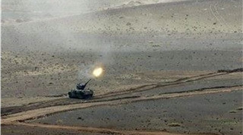 Iranian tank. Photo Credit: Tasnim News Agency