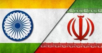 Flags of India and Iran