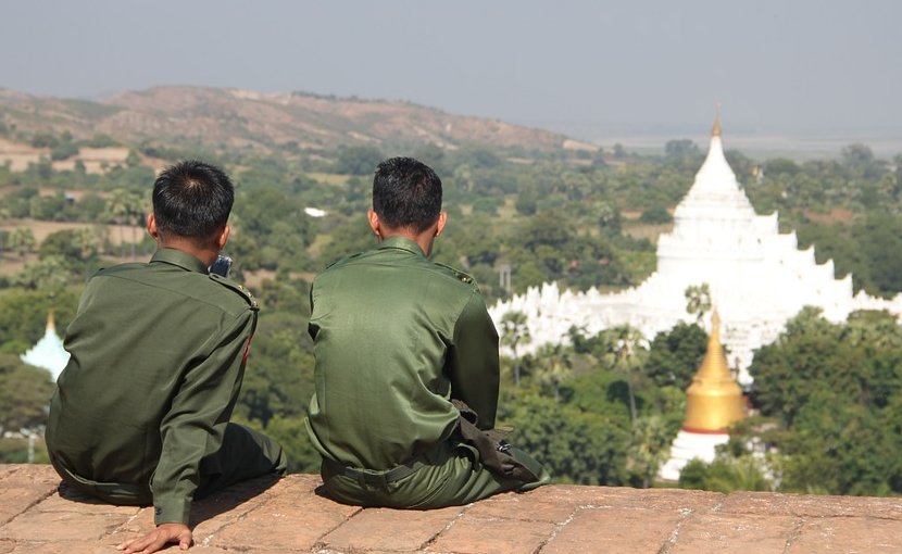 burma myanmar military temple