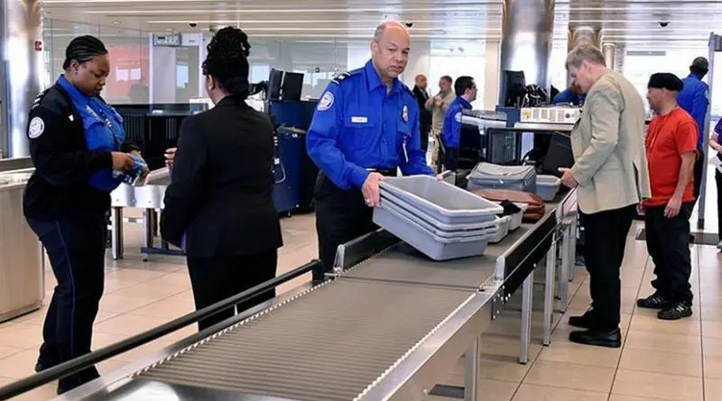 TSA workers. Photo Credit: U.S. Department of Homeland Security (DHS)